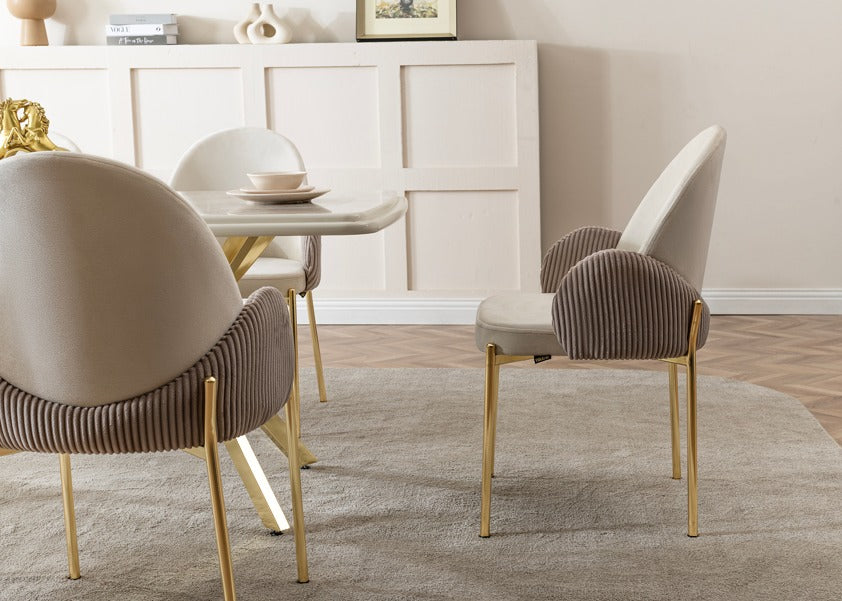 Veratti Mobilya Verattı Real Silves Geniş Tasarım Lüks Yemek Masası Takımı