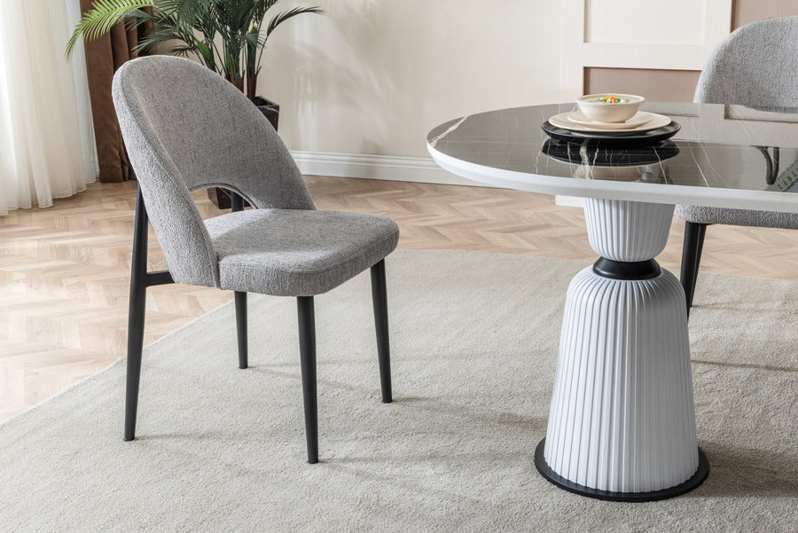 Veratti Mobilya Verattı Venüs Sonato Ahenkli Tasarım Lüks Yemek Masası Takımı