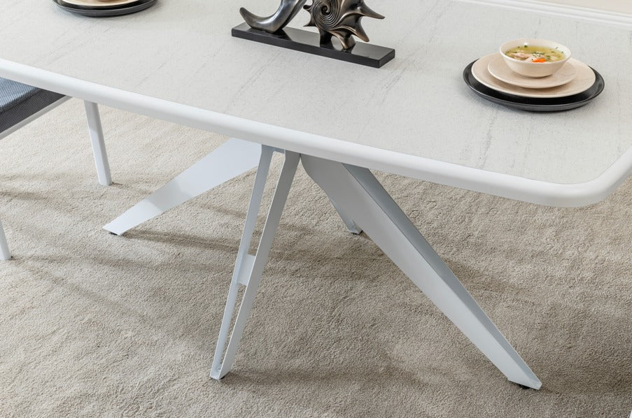 Verattı Barcelona Yenisey Modern ve Avangart Lüks Yemek Masası Takımı