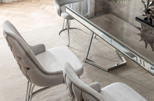 Verattı Berlin Irony Modern İhtişamlı Lüks Yemek Masası Takımı