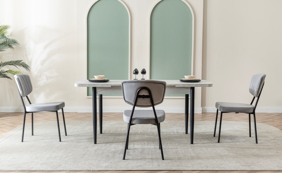 Verattı Pera Yenisey Avangart Tasarım Açılabilir Lüks Yemek Masası Takımı